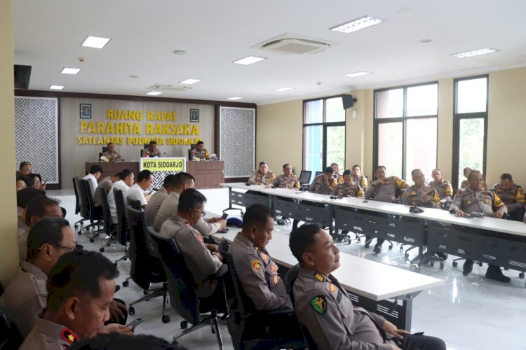 Kapolresta Sidoarjo Optimalkan Peran Kapolsek dan Bhabinkamtibmas Dorong Pelaksanaan Ketahanan Pangan